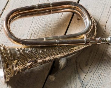 The Commanding Officer's Bugle at Cornwall's Regimental Museum