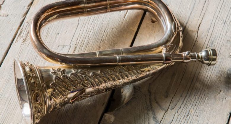 The Commanding Officer's Bugle at Cornwall's Regimental Museum