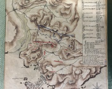 Sketch Map of Corunna - Cornwall's Regimental Museum