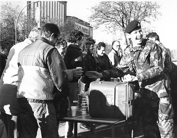 Berlin Wall, Tea stop, DCLI, Light Infantry, Cornwalls Regimental Museum, Bodmin Keep