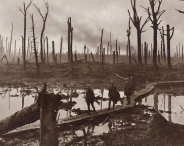 Bright but Cold - Armistice day 1918, The Trenches, Ypres