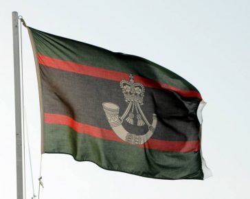 The Rifles Flag, Bodmin Keep, Formation of the Light Infantry & The Rifles, Regiment, army, soldier