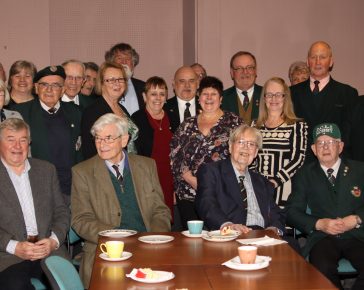 Patrick Linehan 100 years Birthday party at Bodmin Keep. WW2 Veteran, POW, DCLI