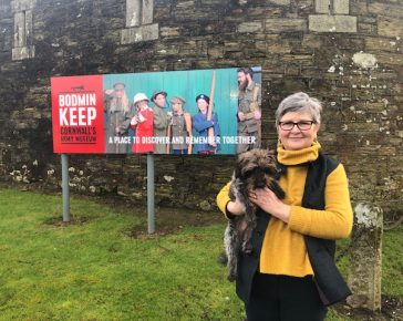 New logo, New sign, Bodmin Keep