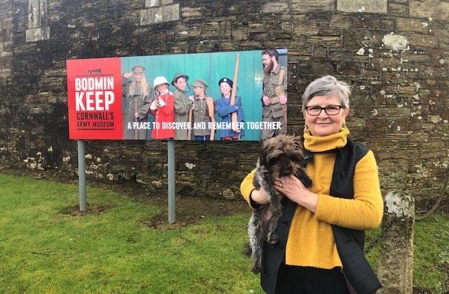 New logo, New sign, Bodmin Keep