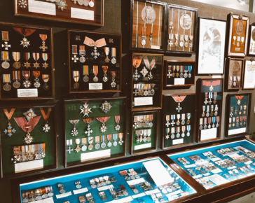 Medal Display at Bodmin Keep