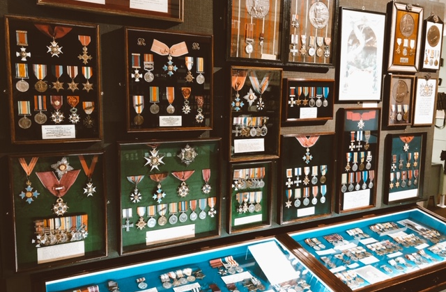 Medal Display at Bodmin Keep