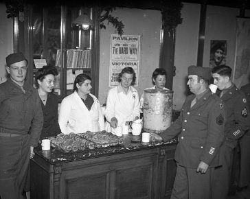 American Canteen at St Austell, 1942 Credit: Kresen Kernow